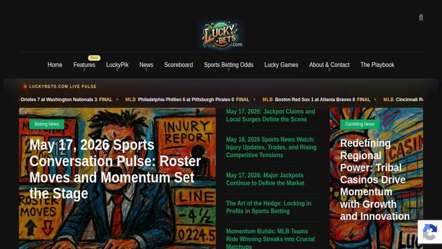 LuckyBets casino screenshot